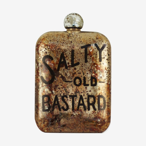Salty Old Bastard Whiskey Flask Flask