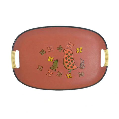 Vintage 1960s Japan MCM Oval Trays ( Set of 5)