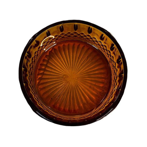 Vintage Amber Bowl Decorative Accents