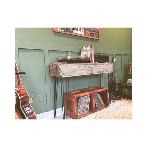 Vintage Military Ammunitions Crate - Console Table Console Tables