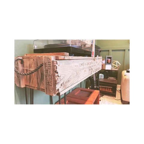 Vintage Military Ammunitions Crate - Console Table Console Tables