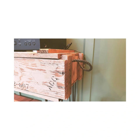 Vintage Military Ammunitions Crate - Console Table Console Tables