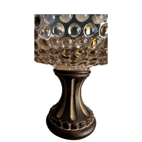 Hobnail Bowl with Footed Pedestal