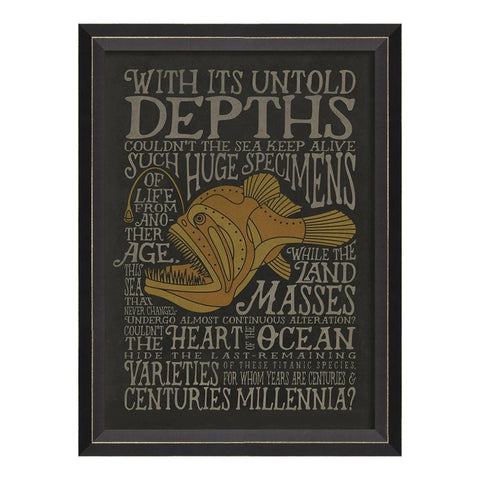 With its untold depths Wall Hanging