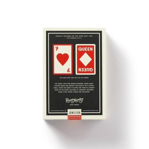 A Big Deal Giant Playing Cards - nikal + dust