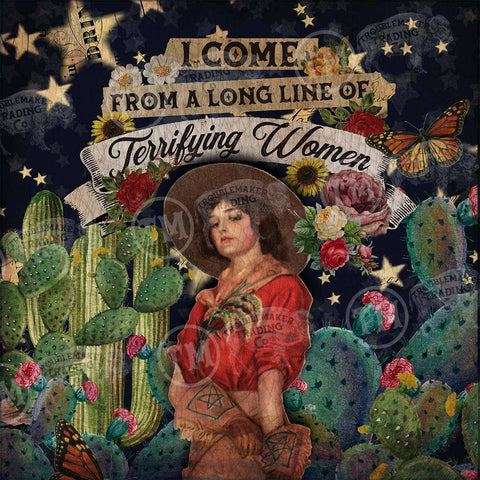 Terrifying Women | Circle Artwork