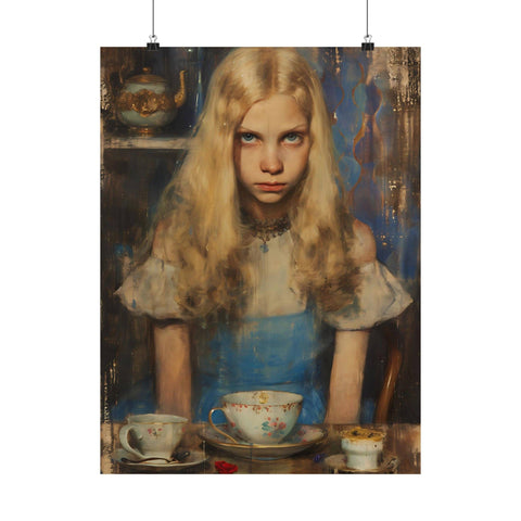 Framed Alice in Wonderland Art Print