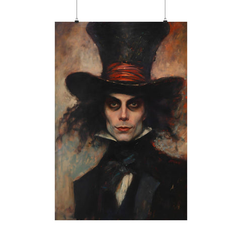Framed Mad Hatter Art Print