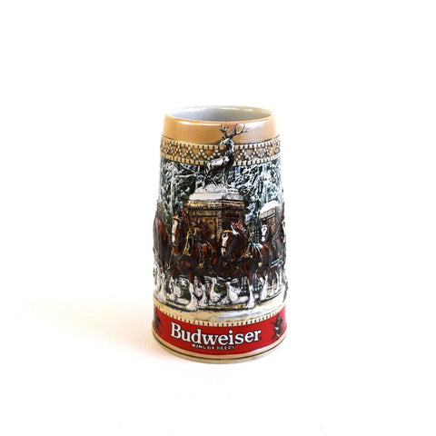 1987 Budweiser Vintage Holiday Stein "C" Seriers Collection Drinkware