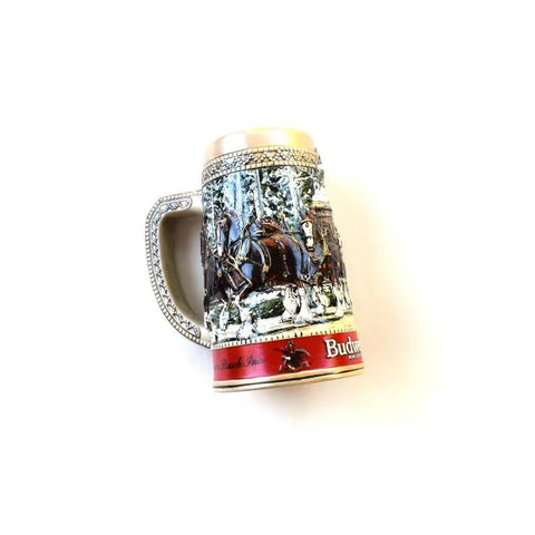 1987 Budweiser Vintage Holiday Stein "C" Seriers Collection Drinkware