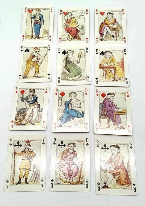 Vintage Concorde Air France Playing Card Deck of Philosophers Gayant Playing Cards