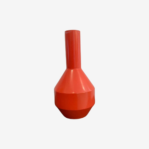 Astro Metal Vessel-16" Orange Vases
