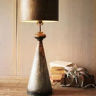 Table Lamp With Metal Base And Shade Table Lamps