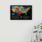 USA Travel | USA Black Edition Scratch Off Maps