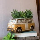 Ceramic Yellow Van Planter Planters