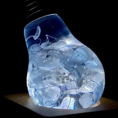 Blue Hydrangea LED Bulb-Lighting-nikal + dust