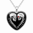 Bound For Eternity Skull Heart Necklace-Necklaces-nikal + dust