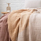 Cotton Boho Throw Blanket-Blankets-nikal + dust