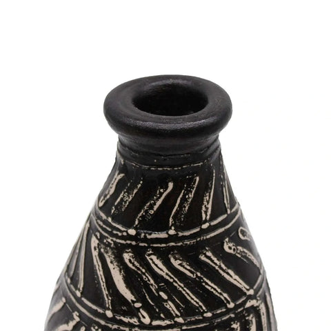 Greek Taper Vase - Chocolate-Vases-nikal + dust