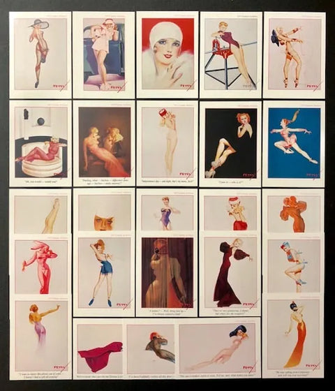 50 GEORGE PETTY Series 1 Risque Pinup Girl Art Cards