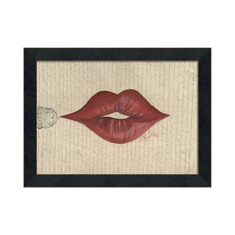 My Lips 02 Framed/Glass
