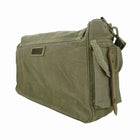 Olive Canvas Unisex Crossbody/Messenger Bag-Messenger Bags-nikal + dust