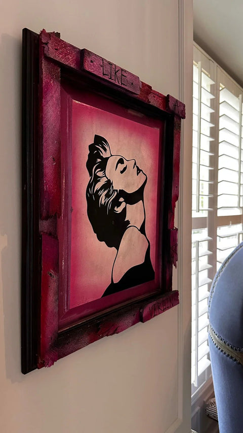 Original Mixed Media Wall Art - Madonna - Like a Virgin