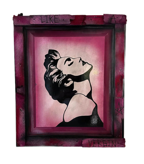 Original Mixed Media Wall Art - Madonna - Like a Virgin