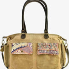 Recycled Military Tent Shoulder Bag-Handbags-nikal + dust