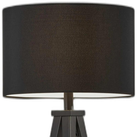 Treble Black Metal Table Lamp