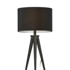 Treble Black Metal Table Lamp