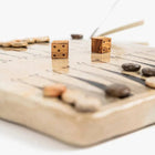 Unique Handmade Pottery Backgammon-Games-nikal + dust