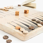 Unique Handmade Pottery Backgammon-Games-nikal + dust
