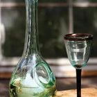 White Wine Glass Decanter With Ice Pocket-Decanters-nikal + dust