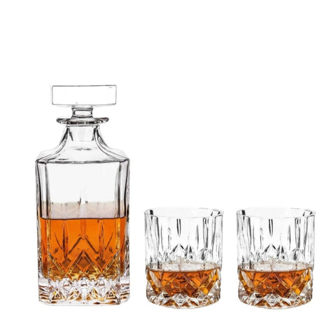 Admiral 3-Piece Decanter & Tumbler Set - nikal + dust