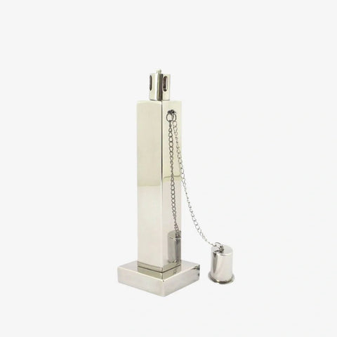 TableTop Torch Polished Stainless Rectangle Tiki Torches