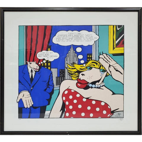 Homage to Lichtenstein, circa 1992 - Markus Pierson